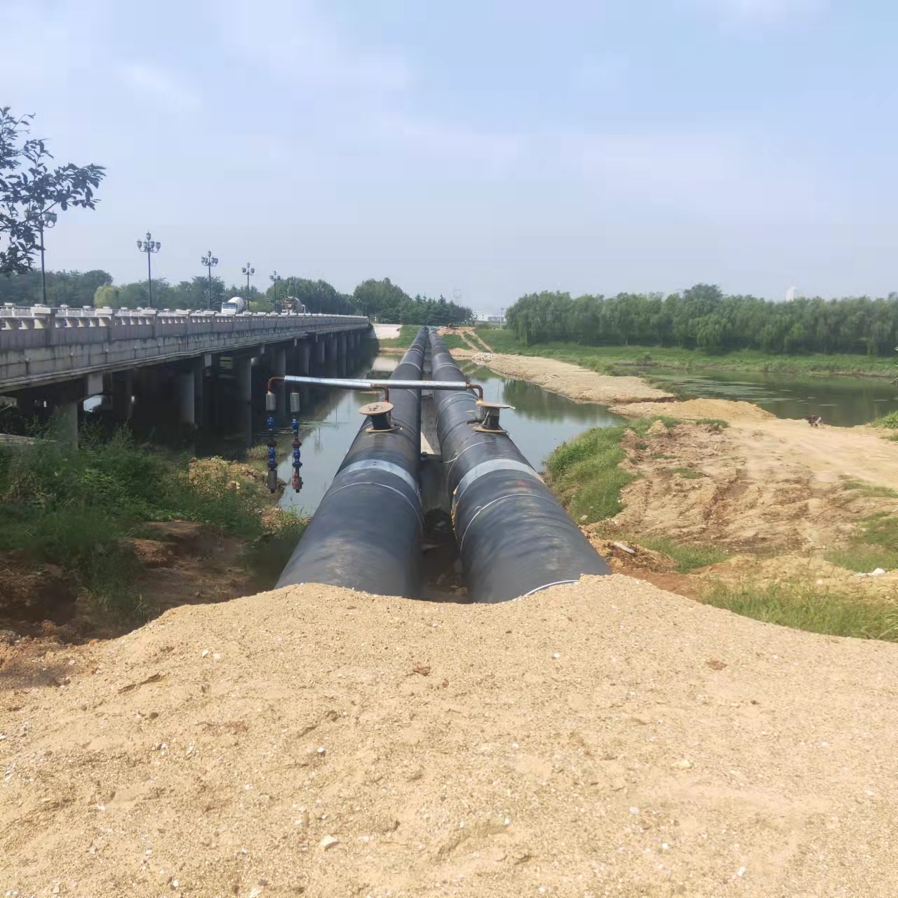 沙湖镇输油管道清洗